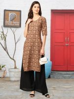 7Threads Women's Crepe Printed Kurta|| Kurta for Women|| Kurta|| Women's Kurta||Women Kurti ||Pack of-6 - Image 5