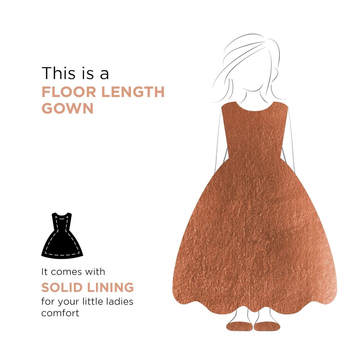Hopscotch Girl's Fit And Flare Midi Gown - Image 9
