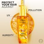 L'Oreal Paris Serum, Protection and Shine, For Dry, Flyaway & Frizzy Hair, With 6 Rare Flower Oils, Extraordinary Oil, 100ml - Image 7