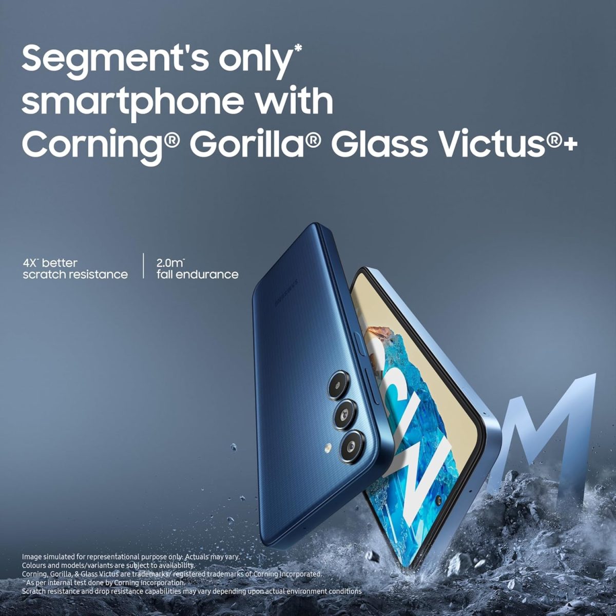 Samsung Galaxy M35 5G (Daybreak Blue,6GB RAM,128GB Storage)| Corning Gorilla Glass Victus+| AnTuTu Score 595K+ | Vapour Cooling Chamber | 6000mAh Battery | 120Hz Super AMOLED Display| Without Charger - Image 6