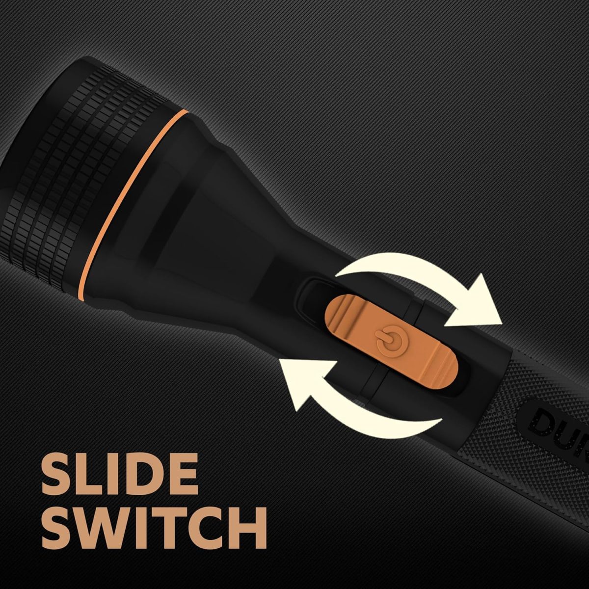 Duracell LED Torch Light, Super Bright, 12000 LUX, Ultra-Light and Easy to Carry Design, Large Reflector, for Everyday Use, 3AA Batteries Free, Black - Image 4