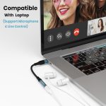 Portronics iKonnect C Pro Type C to 3.5 mm Audio Jack Connector with DAC Headphone Converter Adapter Compatible with iPhone 15 Pro Max/15 Pro/15 Plus, Galaxy S23/S22/S21/S208 & Other Type C Phones - Image 5