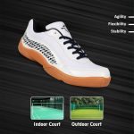 Nivia Flash 2.0 Badminton Shoes for Men | Your Go-to Shoe for Pickleball, Padel, and All Court Sports | Badminton Sports Shoes | (Blue/White/Sky Blue) - Image 4