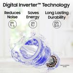 Samsung 7 kg, Eco Bubble Technology, Digital Inverter Motor, Soft Closing Door, Fully-Automatic Top Load Washing Machine (WA70BG4441YYTL, Lavender Gray) - Image 5