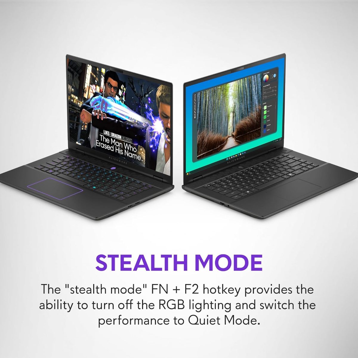 Dell Alienware M16 R2 Gaming Laptop,Ai Enabled Intel Ultra 9 185H, 32GB DDR5, 1TB SSD,Nvidia RTX 4070 8 Gb GDDR6, 16" (40.6Cm) QHD+ 240Hz,Nvidia G-Sync +Alienfx RGB Backlit Kb, Dark Metallic, 2.61Kg - Image 5