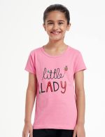 T2F Girls Cotton Printed Regular Fit T-Shirt (Pack of 5) - Image 4