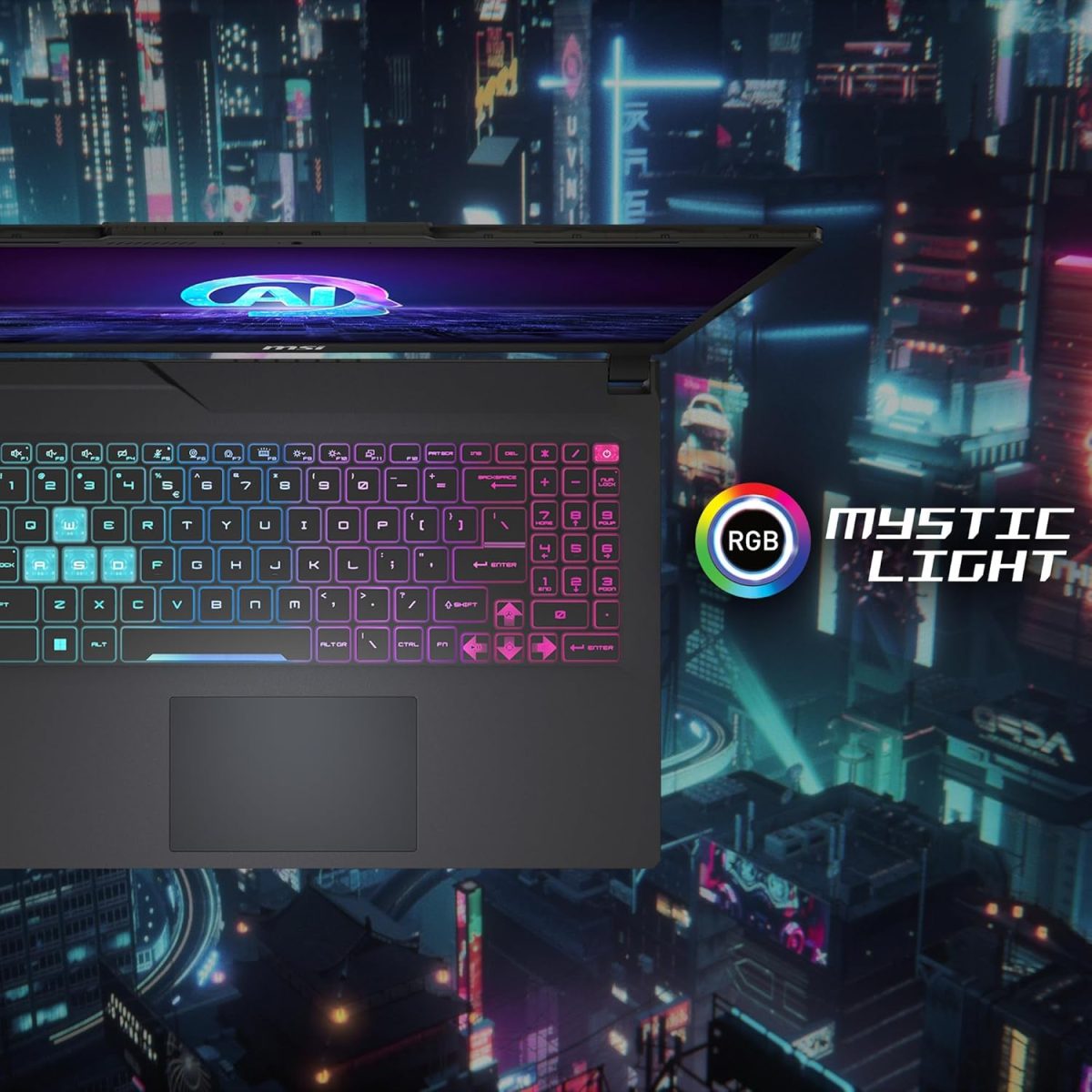 Cyborg 15 AI, Intel Core Ultra 7 155H,Built-in AI, 40CM Gaming Laptop(16GB/1TB NVMe SSD/Windows 11 Home/NVIDIA GeForce RTX 4060, GDDR6 8GB/Translucent Black/1.9Kg), A1VFK-049IN - Image 8