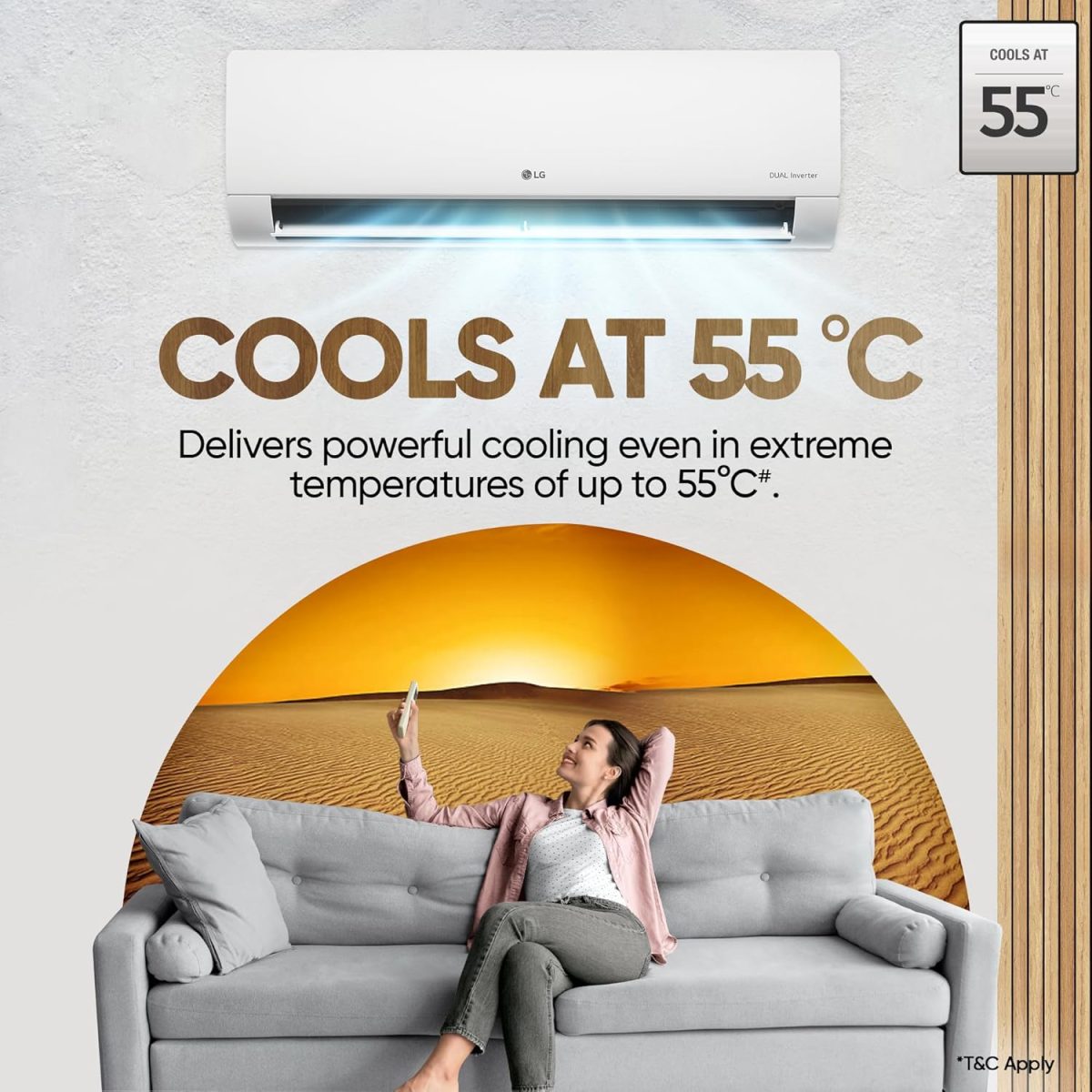 LG 1.5 Ton 3 Star DUAL Inverter Split AC (Copper, AI Convertible 6-in-1, VIRAAT Mode, Diet Mode+, Faster Cooling & Energy Saving, HD Filter with Anti-Virus Protection, US-Q18JNXE, White) - Image 13