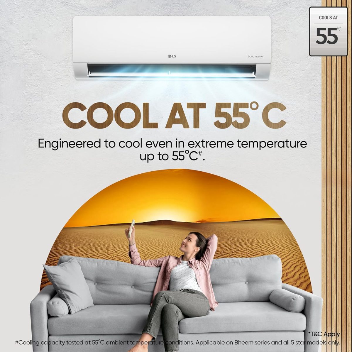 LG 1.5 Ton 5 Star DUAL Inverter Split AC (Copper, AI Convertible 6-in-1, VIRAAT Mode, Faster Cooling & Energy Saving, 4 Way Swing, HD Filter with Anti-Virus Protection, US-Q19YNZE, White) - Image 12