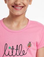 T2F Girls Cotton Printed Regular Fit T-Shirt (Pack of 5) - Image 5