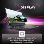 Dell G15-5530 Gaming Laptop, 13th Gen Intel Core i5-13450HX| NVIDIA RTX 3050, 6GB (16GB RAM|1TB SSD, FHD|Window 11|MS Office' 21|15.6" (39.62cm)|Orange Backlit Keyboard& G-Key|Dark Shadow Grey|2.65Kg - Image 3