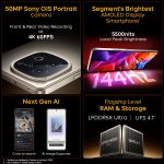 iQOO Neo 10 (Titanium Chrome, 16GB RAM, 512GB Storage) | Snapdragon 8s Gen 4 Processor & SuperComputing Chip Q1 | 7000 mAh Battery | Segment’s Highest 144 FPS Gaming Smartphone - Image 7