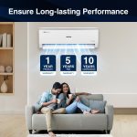 Voltas 1 ton 3 Star Inverter Split AC (Copper, 4-in-1 Adjustable Mode, Anti-dust Filter, 123V CAE, White) - Image 10