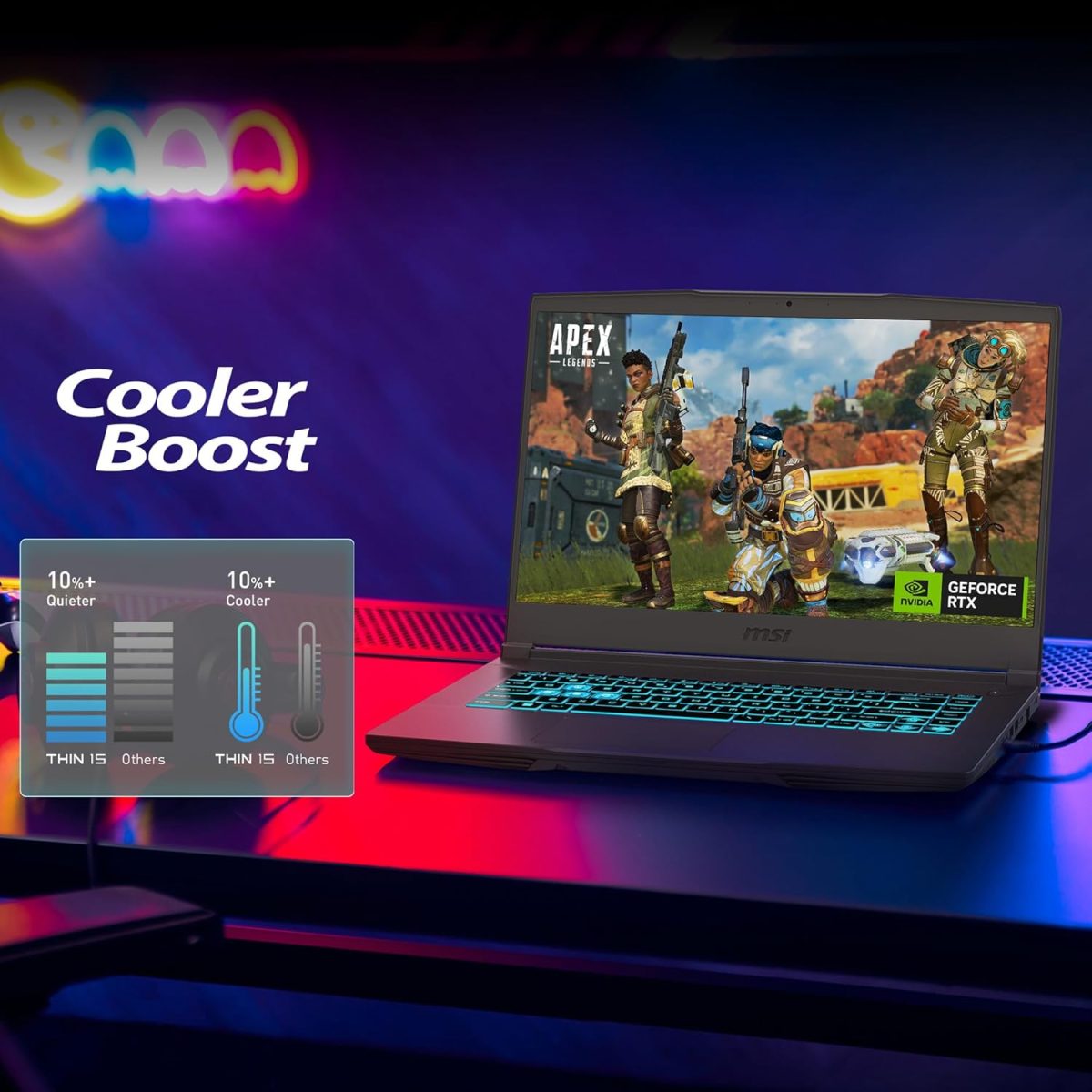 MSI Thin A15, Ryzen 7 7735HS, 40CM FHD 144Hz Gaming Laptop(16GB/1 TB NVMe SSD/Windows 11 Home/NVIDIA GeForce RTX 4050, GDDR6 6GB/Cosmos Gray/1.86Kg), B7VE-065IN - Image 6