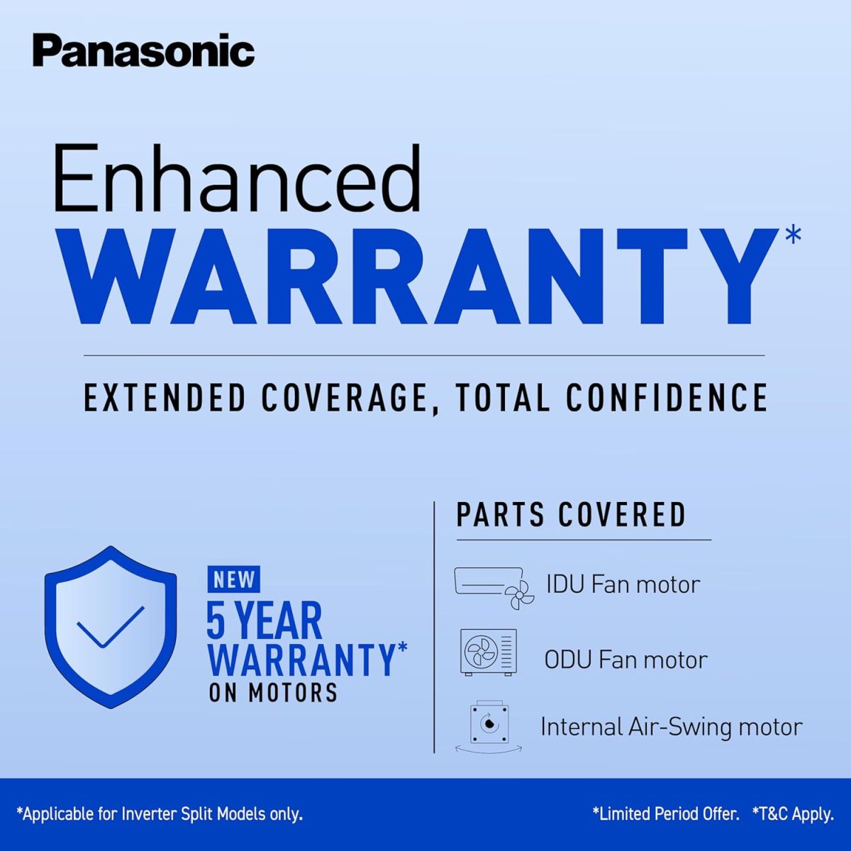 Panasonic 1.5 Ton 4 Star Premium Wi-Fi Inverter Smart Split AC (Matter Enabled, Higher Airflow, Copper Condenser, 7in1 Convertible, True AI, 4-Way, PM 0.1 Filter, CS/CU-NU18AKY4WX, White) - Image 2