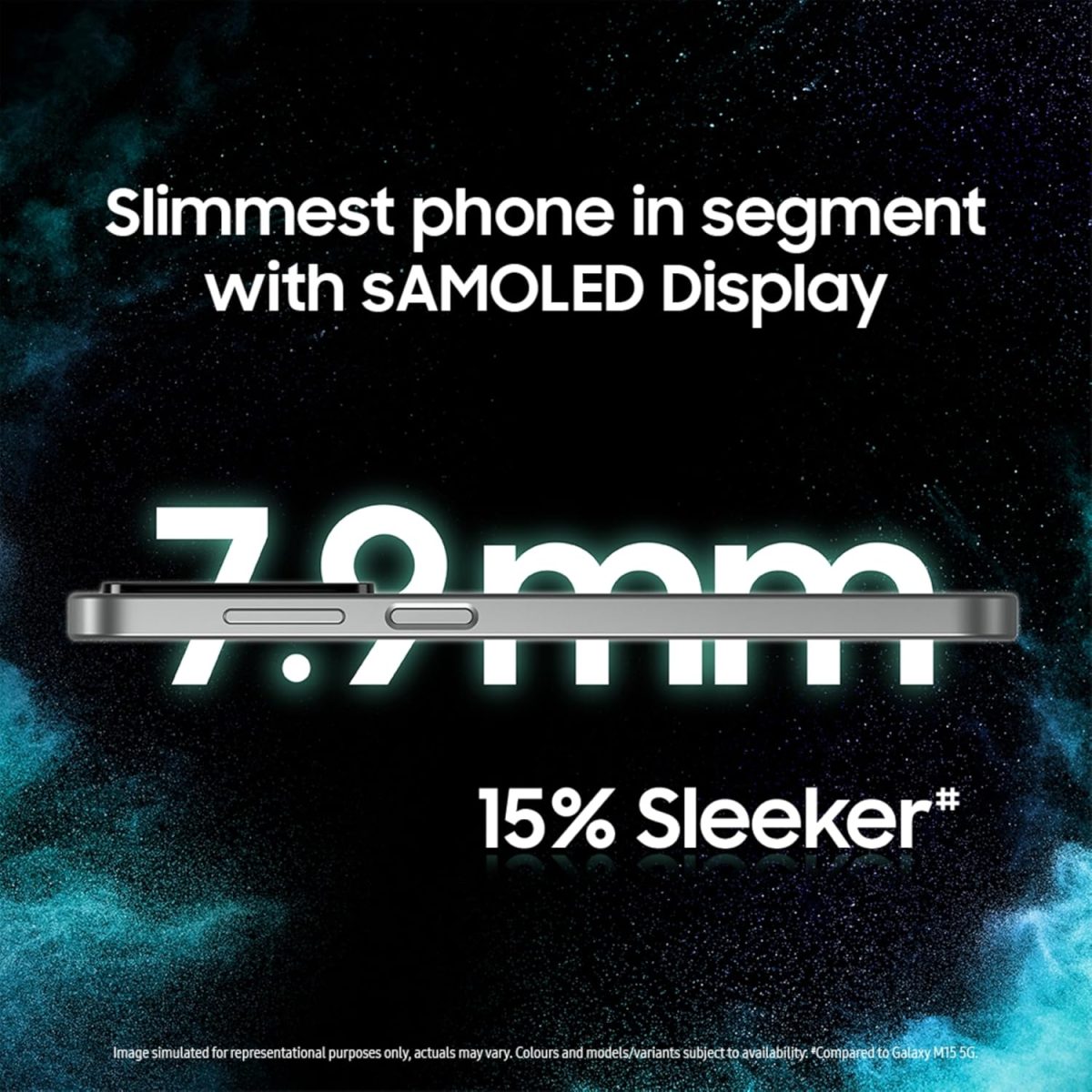 Samsung Galaxy M16 5G (Thunder Black, 4GB RAM, 128 GB Storage) | MediaTek Dimensity 6300 | AnTuTu Score 422K+ | Super Amoled Display | 25W Fast Charging | 6 Gen. of OS Upgrades | Without Charger - Image 3