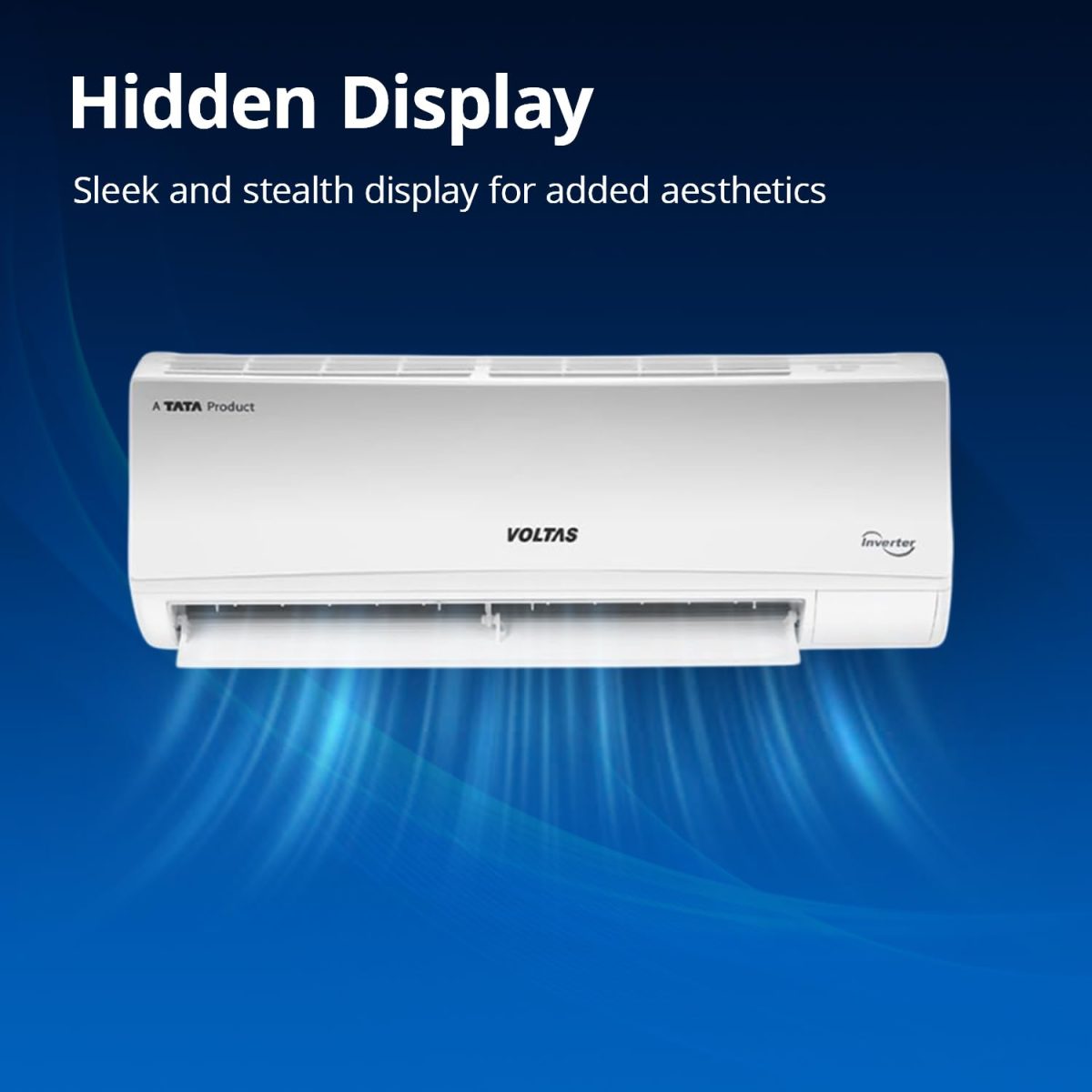 Voltas 1 ton 5 Star, Inverter Split AC (Copper, 4-in-1 Adjustable Mode, Anti-dust Filter, 125V Vectra CAW, White) - Image 7