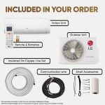 LG 2 Ton 3 Star DUAL Inverter Split AC (Copper, AI Convertible 6-in-1, Diet Mode+, Faster Cooling & Energy Saving, 4 Way Swing, HD Filter with Anti-Virus Protection, US-Q24ENXE, White) - Image 17