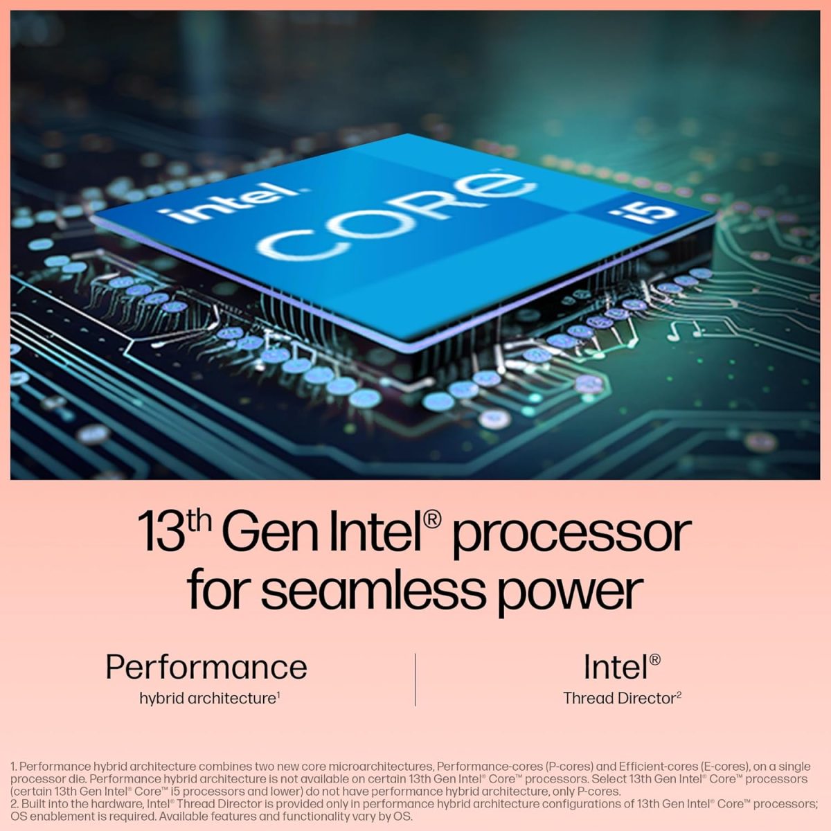 HP 15, 13th Gen Intel Core i5-1334U Laptop (16GB DDR4,1TB SSD) Anti-Glare, Micro-Edge,15.6''/39.6cm, FHD, Win11, M365 Basic(1yr),Office Home24, Silver,1.59kg, Iris Xe, FHD Camera w/Shutter, FD0552TU - Image 2