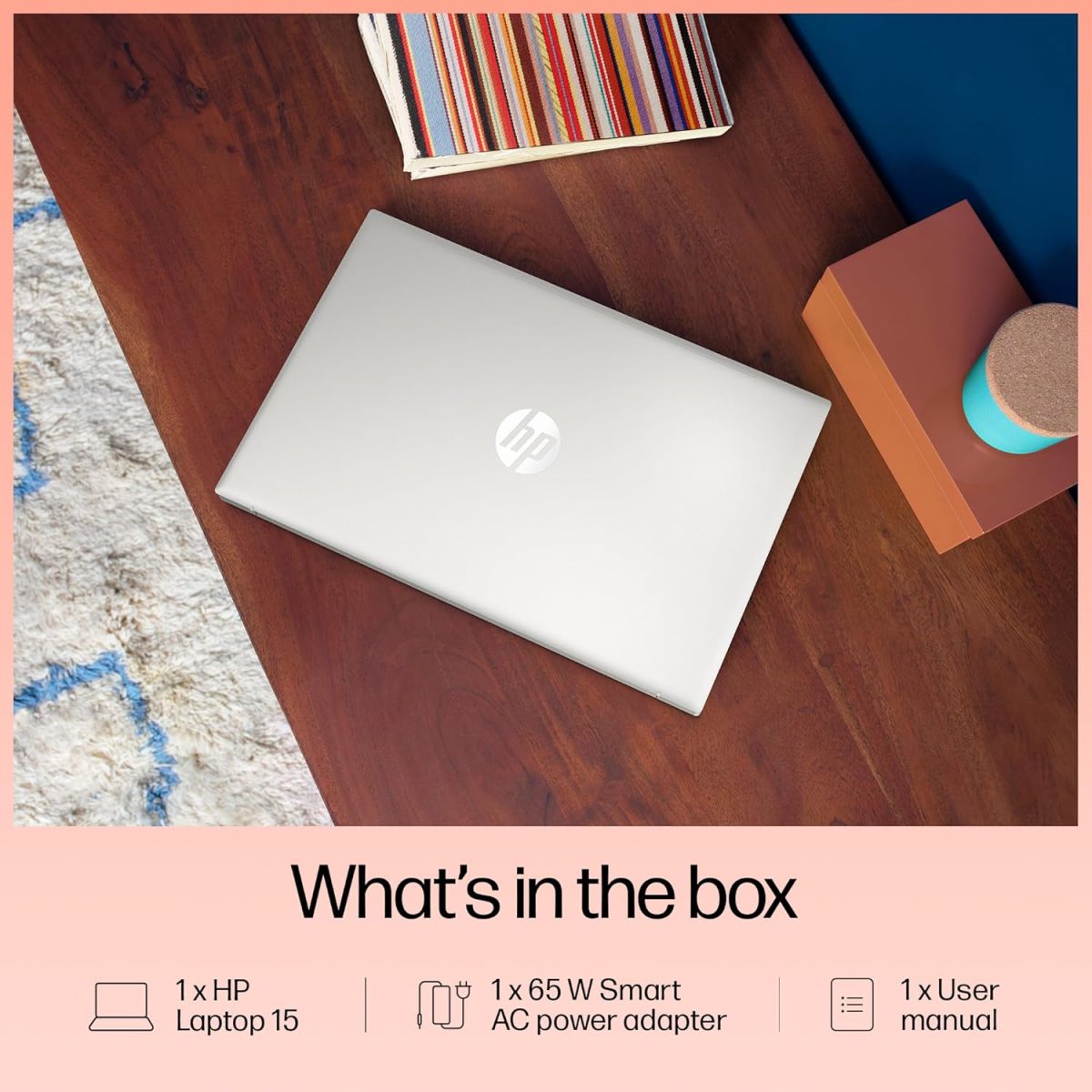 HP 15, 13th Gen Intel Core i5-1334U Laptop (16GB DDR4,1TB SSD) Anti-Glare, Micro-Edge,15.6''/39.6cm, FHD, Win11, M365 Basic(1yr),Office Home24, Silver,1.59kg, Iris Xe, FHD Camera w/Shutter, FD0552TU - Image 11