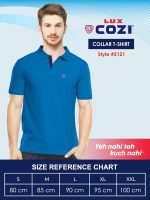 Lux Cozi Men's Solid Relaxed Fit Polo Shirt - Image 6
