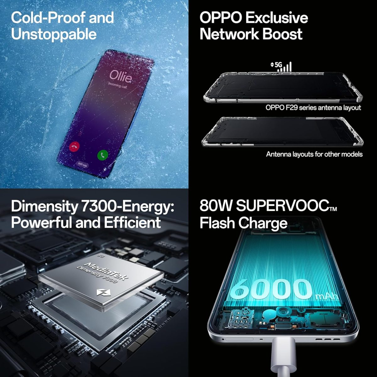 OPPO F29 Pro 5G (Granite Black, 8GB RAM, 256GB Storage) with No Cost EMI/Additional Exchange Offers - Image 6