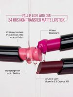 INSIGHT Cosmetics 24 Hrs Non Transfer Matte Lipstick, LL03=16 - Image 2