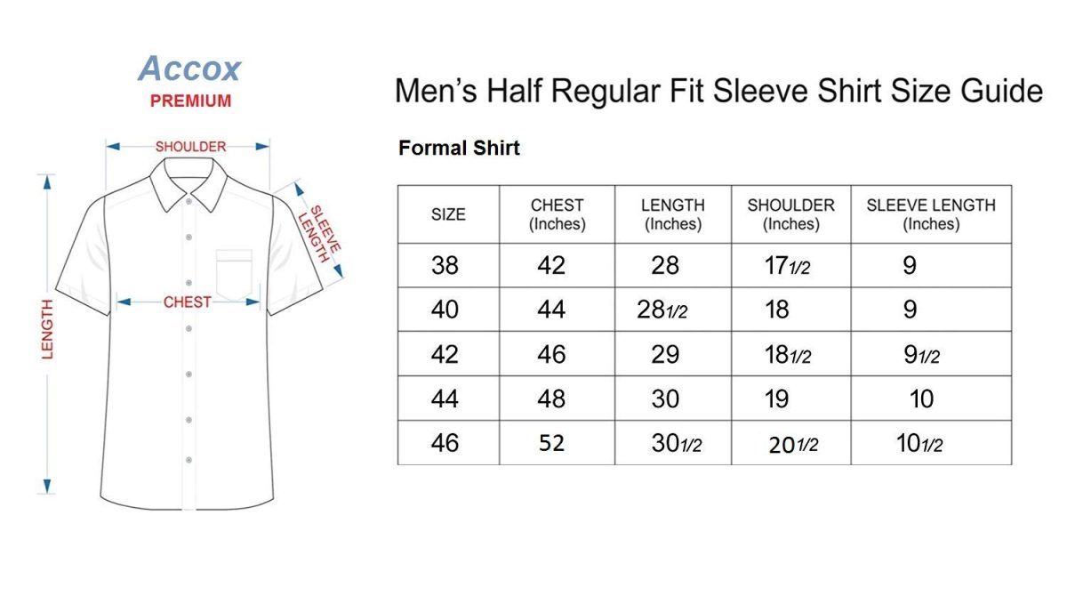 ACCOX Men's Half Sleeves Formal Regular Fit Cotton Linen Shirt(GC312) - Image 4