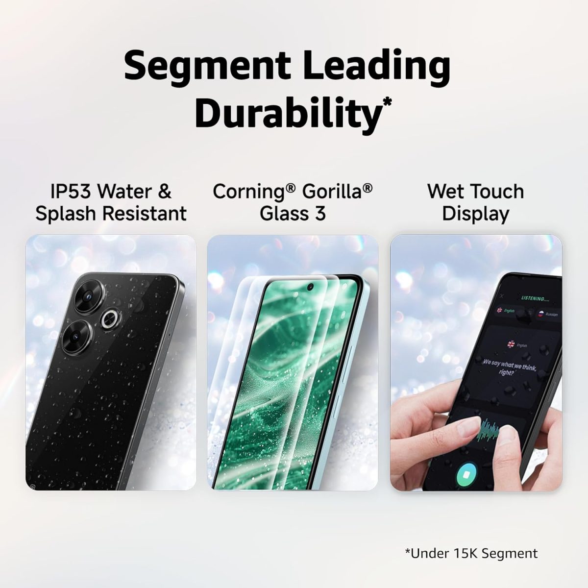 Redmi 13 5G, Black Diamond, 8GB+128GB | India Debut SD 4 Gen 2 AE | 108MP Pro Grade Camera | 6.79in Largest Display in Segment - Image 6