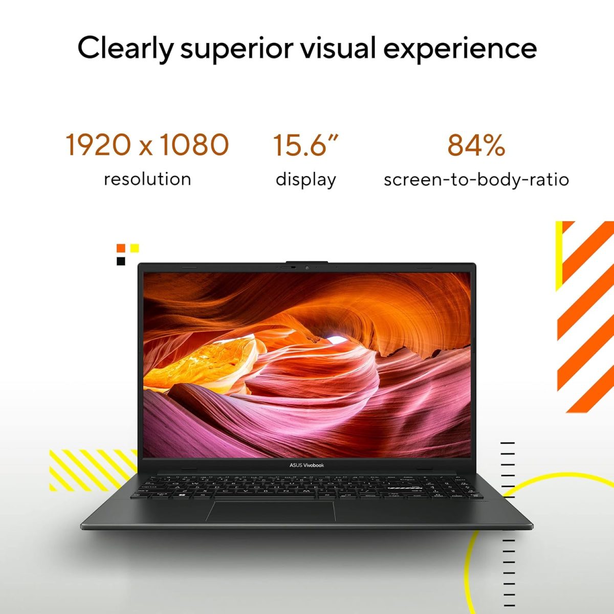 ASUS Vivobook Go 15 (2023), AMD Ryzen 5 7520U, 15.6" (39.62 cm) FHD, Thin and Light Laptop (16GB/512GB SSD/Integrated Graphics/Windows 11/Office 2021/Black/1.8 Kg), E1504FA-NJ549WS - Image 4