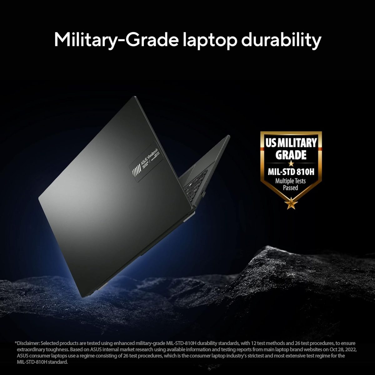 ASUS Vivobook Go 15 (2023), AMD Ryzen 5 7520U, 15.6" (39.62 cm) FHD, Thin and Light Laptop (16GB/512GB SSD/Integrated Graphics/Windows 11/Office 2021/Black/1.8 Kg), E1504FA-NJ549WS - Image 12