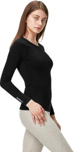 JUST RIDER Womens Compression Top T-Shirt for Gym Sports Yoga Swimming Running Full Sleeve - Image 4