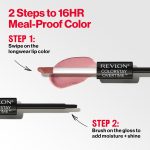 REVLON Colorstay Overtime Lipcolor, Long-wearing, Shiny Lip color, Kiss proof & Smudge Proof. 99% Moisturizing ingredients, Relentless Raisin - (270) - Image 3