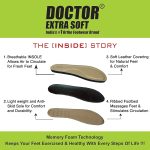 DOCTOR EXTRA SOFT Womens Flat Memory Foam Slippers/Flip-Flops Fashion Stylish Casual Comfortable Diabetic Orthopedic Lightweight Synthetic Slip-on Sandals with Adjustable Buckle for Girls & Ladies D-630 - Image 2