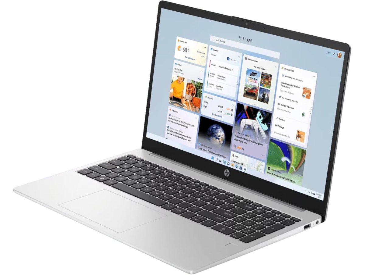 HP 255 G10 AMD Ryzen 3 Quad Core 7320U - (8 GB DDR4/512 GB SSD/DOS/AMD Radeon Graphics),15.6 inch, Silver - Image 2