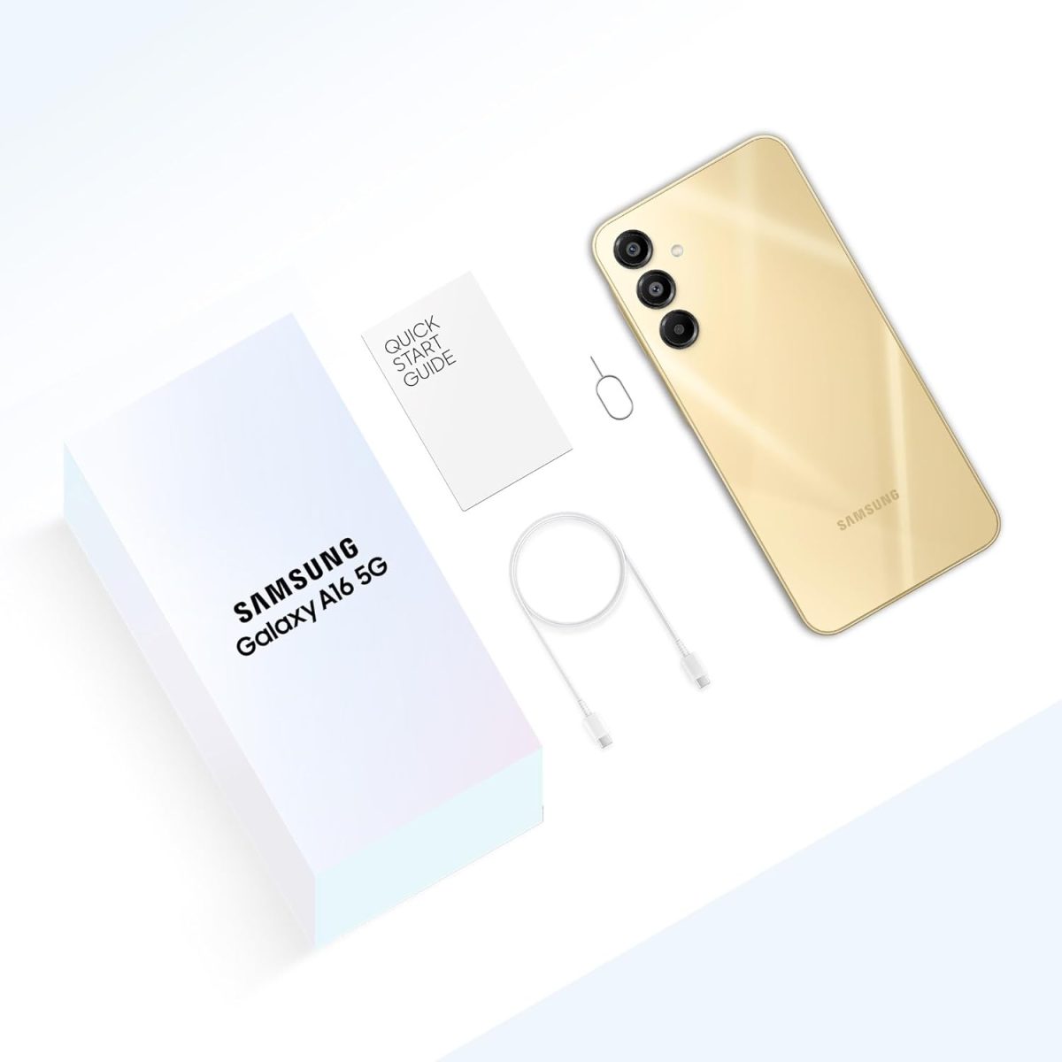 Samsung Galaxy A16 5G (Gold, 8GB RAM, 256GB Storage) | Super AMOLED | 50MP Triple Camera with Ultra Wide Lens | 6 OS & 6 Years Security Updates | IP54 | Tap & Pay | 5000mAh - Image 8