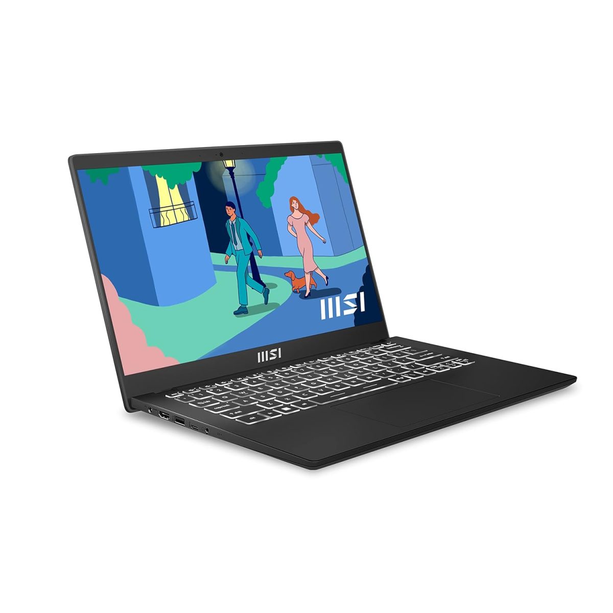 MSI Modern 14, Intel 12th Gen. i3-1215U, 36CM FHD 60Hz Laptop(8GB/512GB NVMe SSD/Windows 11 Home/MSO 2021/Intel UHD Graphics/Classic Black/1.4Kg), C12MO-1213IN - Image 9