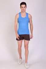 T.T. Men Solid Dyed Regular Fit Vest Pack Of 5 - Image 6