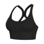 GLAMORAS Women's Nylon Spandex Padded Non Wired Racer Back Sports Bra for Gym, Cardio, Zumba and Yoga | Everyday Active Wear for Girls | Size M to 2XL - Image 2