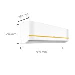 Hitachi 1.5 Ton 5 Star Inverter Split AC (Copper, Dust Filter, RSRG518HFEOZ1, White), Free 1 Year Extended warranty - Image 4