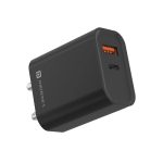 Portronics Adapto 45 22.5 W Mobile Charger Adapter with Dual Port (USB A + PD Type C), Fast Charging, Short Circuit Protection, Wide Compatibility (Black) - Image 4