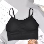 Texello Women's Cotton Wire-Free Full Coverage Lightly Padded Sports Bra - Comfortable & Supportive Everyday Wear - Pack of 3 (Size- XS, Black, White, Green) - Image 3