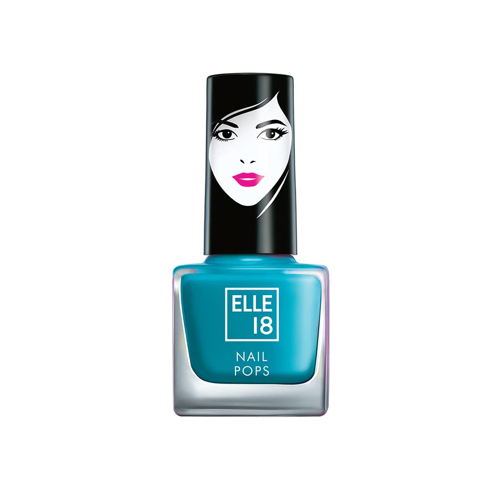 Elle 18 Nail Pops 194 5Ml & Nail Pops Creme Finish 196 5Ml Combo