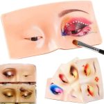 M.S TRADERS® Eye Make Up Practice Dummy | Face Board | Silicon Skin Board for Beginners and Artists (Pack of 1) - Image 6