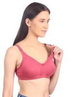 Vanila Lingerie C Cup Seamless, Full Coverage Bra for Girls & Women, Wide Side Panel & Strap with 3x3 Hook Super Polycotton Fabric - Image 4