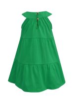 A.T.U.N. (ALL THINGS UBER NICE) Girls Cotton Embroidery Knee Length Skater Casual Dress - Image 2