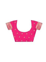 Satrani Women's Banarasi Silk Weaving Saree with Unstitched Blouse Piece - Image 6