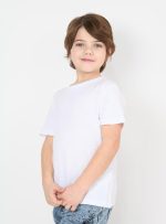 Double F Boy's Solid Regular Fit T-Shirt - Image 5