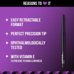 Staze 9To9 All Eyes On You Pencil Kajal | Smudgeproof, Waterproof & 24Hrs Long Stay | One Stroke Smooth Glide | Ultra-Pigmented Intense Black Matte Finish | 01 Blackest Black | 0.3G - Image 3