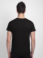 Bewakoof Men's Graphic Print Regular Fit Half Sleeve Round Neck Cotton T-Shirt - Image 3